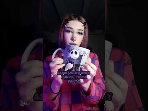 ASMR With Only Purple Items Part 2