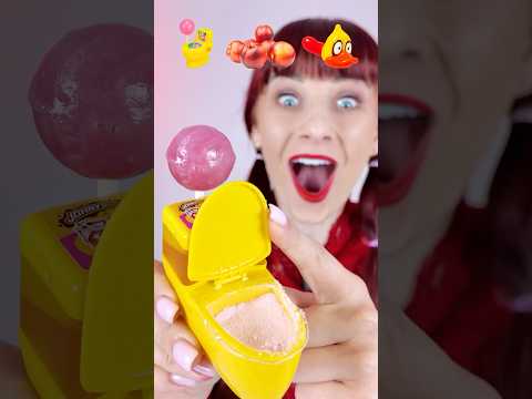 ASMR Funny Candy, Sweet Fruits, Duck Lollipop #asmr #mukbang