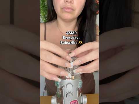 Mic pumping & Nails Scratching Mic 🎤 💅 @aramoonasmr1111 #asmr #tingles #scratching #tapping