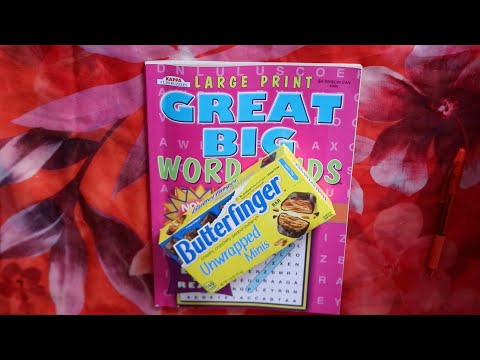 LATIN FOODS GREAT BIG WORD-FINDS | BUTTERFINGER BITES ASMR EATING SOUNDS