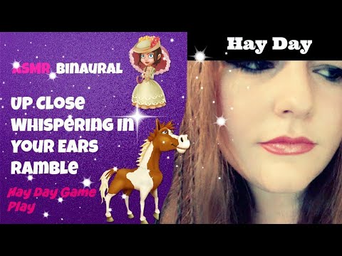 ASMR | Close Up Whispering, Hay Day🚜👩‍🌾Game Play, Tingly.