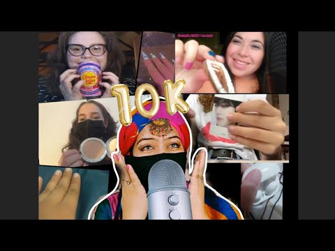 ✨🎊ASMR with SUBSCRIBERS//10K celebration video 🎉