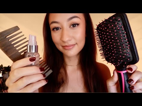 ASMR Hair Brushing & Scalp Massage for SLEEP 😴 💤 20+ Minutes of Hair Brushing