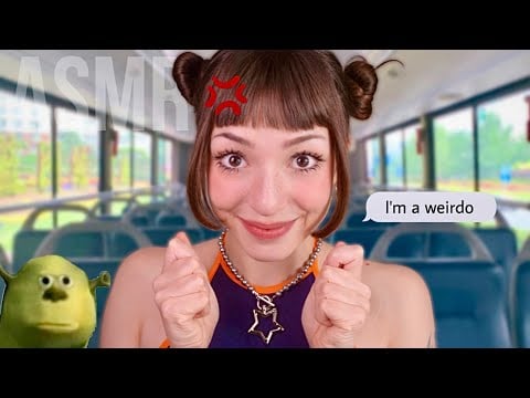 ASMR | A menina obcecada por você senta do seu lado no ônibus 🚌