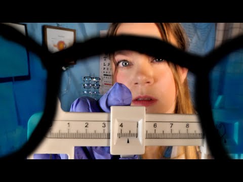 ASMR Optometrist Eye Exam & Glasses Fitting | Normal Pacing