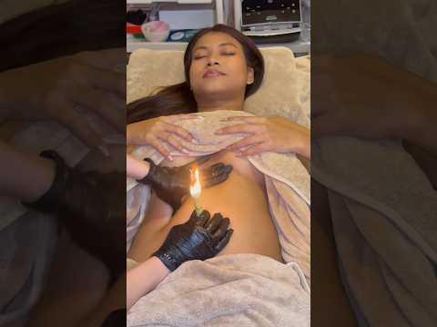 ASMR: Ancient Navel Fire Candling and Stomach Massage!