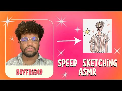 Drawing ASMR | Whispered Speed Sketching for Relaxation