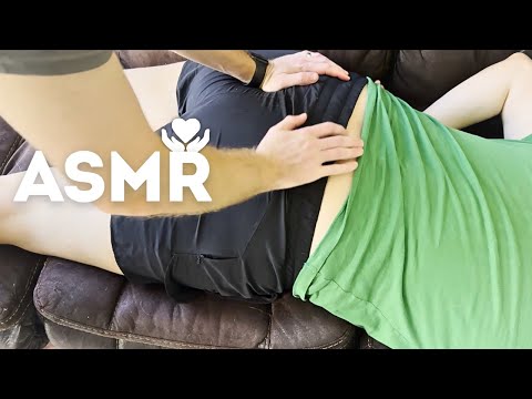 ASMR Intense Sports massage for Lower Back, Hip, and Thigh Pain | No Talking