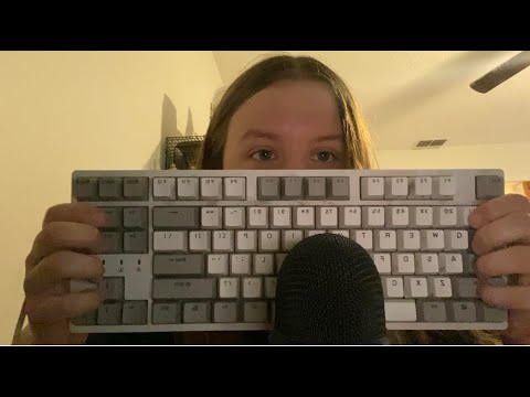 ASMR Fast Keyboard Sounds (Ear to Ear) (Minimal Talking)