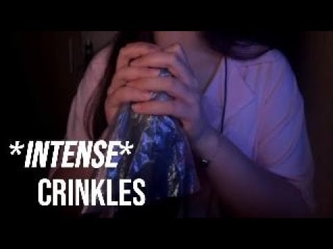 [ASMR] I'm back :) and just unboxed my mic! | INTENSE crinkles