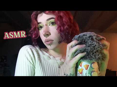 Fluffy Mic Cover Scratching ASMR | Mic Rubbing, Whispering