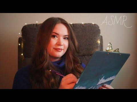 [ASMR] 🕵️‍♀️ Personality Test Interview | Soft Spoken RP | Gentle Rain Sounds