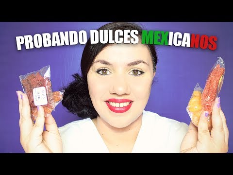 PROBANDO DULCES MEXICANOS!! ASMR Español