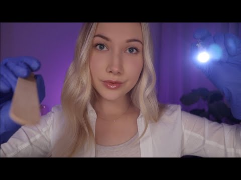 ASMR FAST Cranial Nerve Exam | Eyes, Ears, Reflexes, & Sensation Tests ⚡