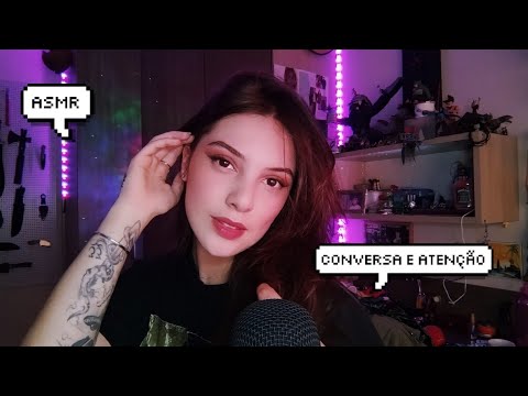 ❤️ ASMR TE DANDO ATENÇÃO E CONVERSANDO PRA VOCÊ DORMIR - Mori Yumi