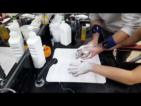 intense hand massage and asmr head faced massage
