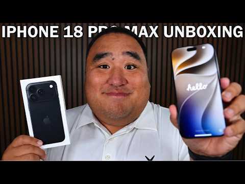 ASMR | iPhone 18 Pro Max - Unboxing + First Reaction