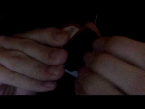 ASMR - fast tapping and scratching with gum chewing