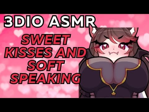 【3DIO ASMR】🌸 your kitten wants to cuddle..~ ♡ sweet kisses, soft speaking, reverb