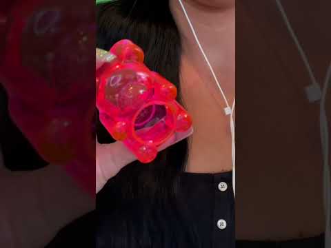 ASMR Gummy Bear Lip Balm Application 🐻🌈