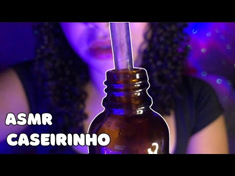 ASMR caseirinho ✨💜 (tapping, sons de boca, conta gotas...)