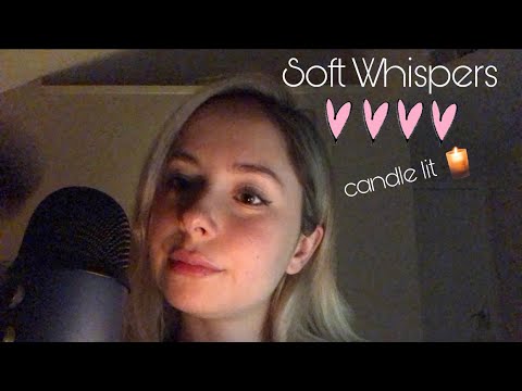 ASMR | MIC BRUSHING, SOFT WHISPERS (positive affirmations)