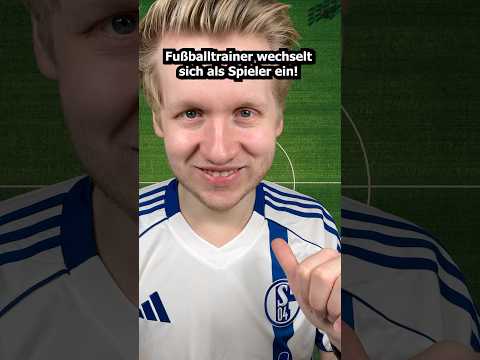 Fußballtrainer wechselt sich als Spieler ein! #asmr