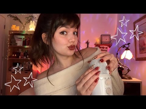 ASMR | Fast and Aggressive Mic Gripping and Rubbing With Rambles, Hand Sounds + Mouth Sounds