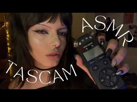 Intense Tascam ASMR for 25 minutes and 57 seconds | mouth sounds, mic gripping, whispering