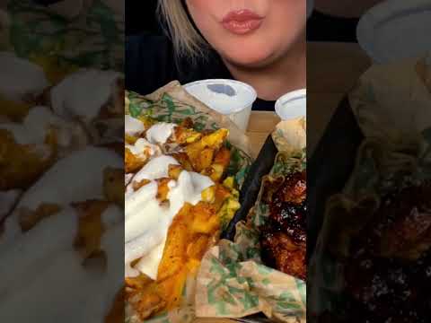 Delicious WingStop Voodoo Fries #shorts #asmr