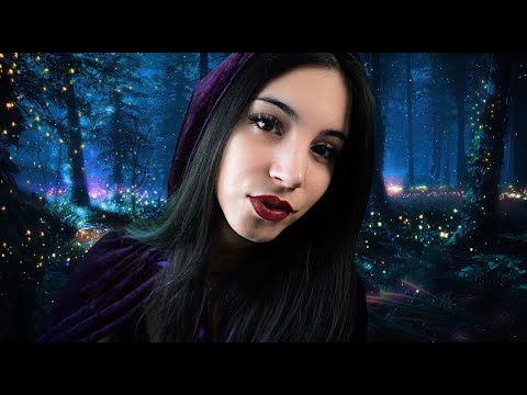 ASMR FANTASÍA l La elfa de tus sueños y el bosque mágico✨l Roleplay l Eco, visuales, soft spoken...