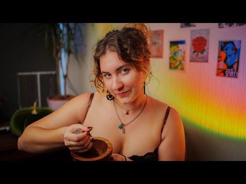 ❂ASMR❂ Potion Mixing & Palm Reading🧙‍♀️🌙