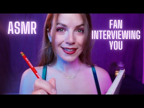 ASMR FLIRTY INTERVIEW TO FAMOUS SINGER