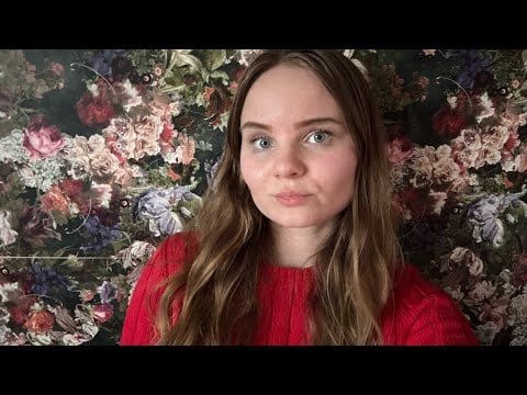 ASMR hair brushing w chit chat whispering