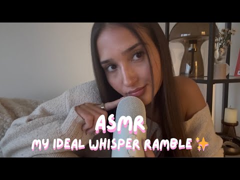 asmr - cozy whisper ramble🧸🤍 (my ideal whisper✨)