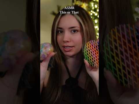 This or That 🌈 #asmr #youtubeshorts