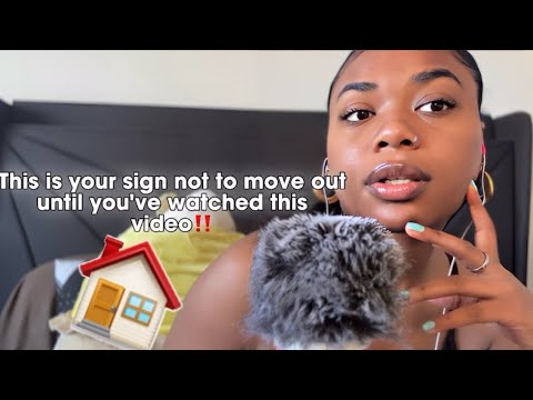 ASMR – Things I Wish I Knew Before Moving Out! Don’t Move Out Until You Watch This!