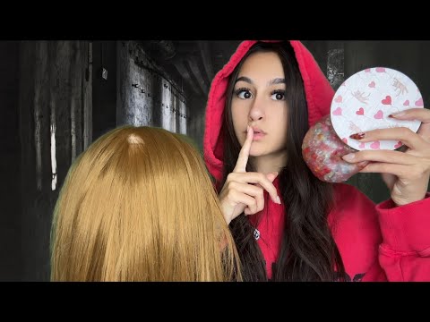 Doing ASMR on YOU but it’s ILEGAL *wooden makeup, triggers,etc*