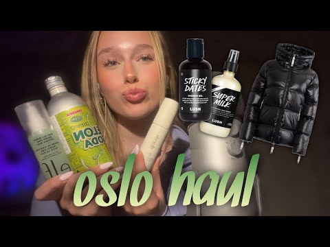 ASMR oslo haul ~ tapping, scratching, show & tell 🛍️ makeup & clothing