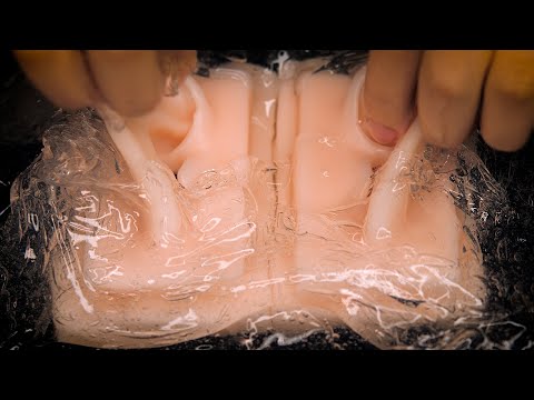 Ear massage with very viscous oil | ASMR | 45 min