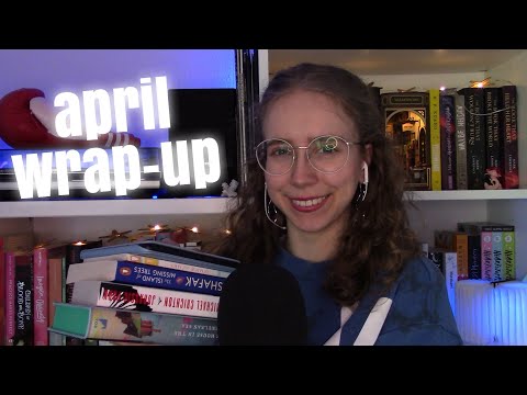 ASMR April Reading Wrap up 📚🪻 book triggers, whispering and more