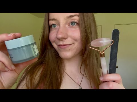 asmr soft spoken spa (massage, skincare) 🌛🪐
