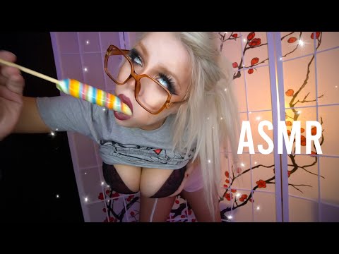 ASMR - HOW DEEP CAN I TAKE A LOLLIPOP ? *teaser*