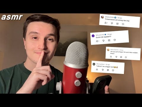 ASMR but i’m whispering EVERYTHING YOU tell me to 🗣️💤