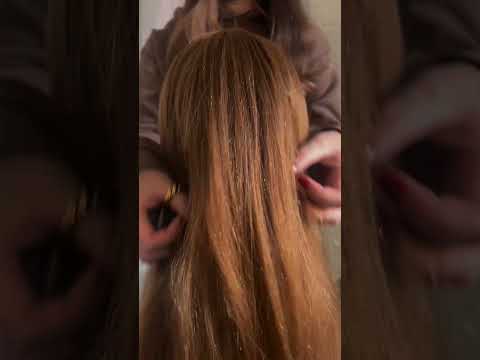 ASMR | slow and gentle head massage for ultimate relaxation 😴 #asmr #hairasmr #asmrhairplay