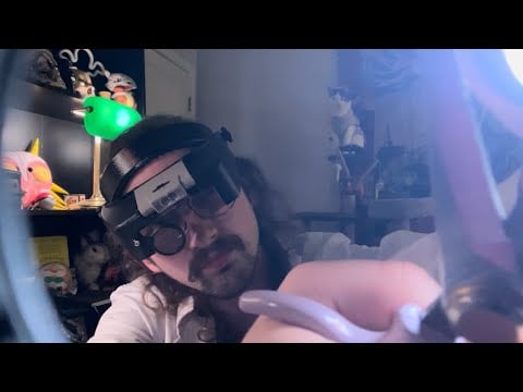 ASMR Doctor Barber Cranial Nerve Exam (Full Version)