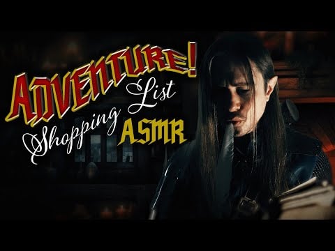 Adventure! Shopping List ASMR (Writing Sounds & Rolling Dice)