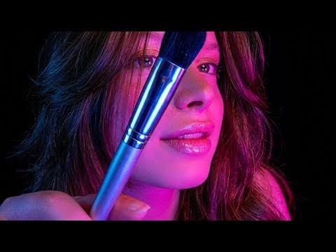 ASMR | Gentle Face Touching & Brushing/ Lotion Sounds 😴