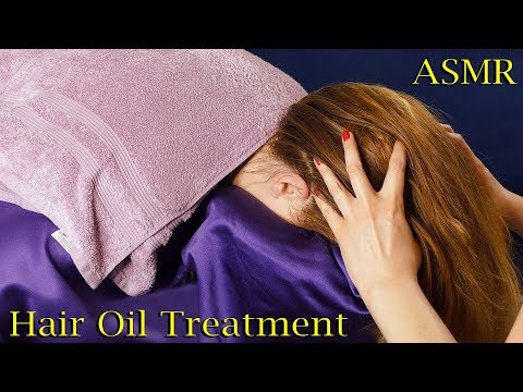 Spa Hair Oil Treatment w/ Hair Brushing and Scalp Massage ASMR