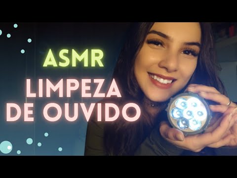 ASMR essa LIMPEZA DE OUVIDO te dará ARREPIOS